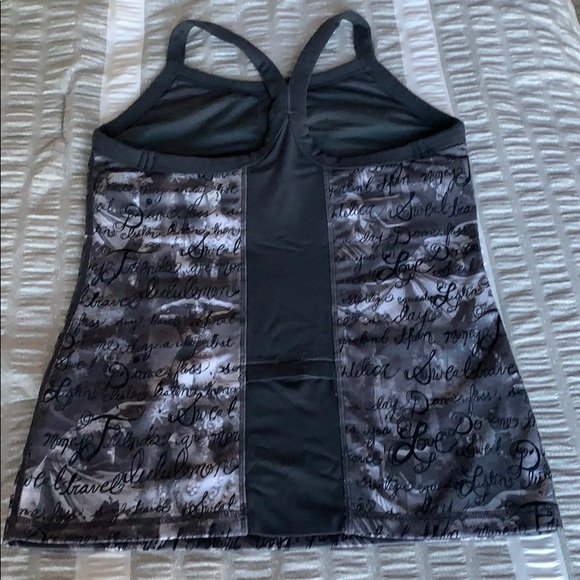 Lululemon Racerback Script Tank - Picture 2 of 3